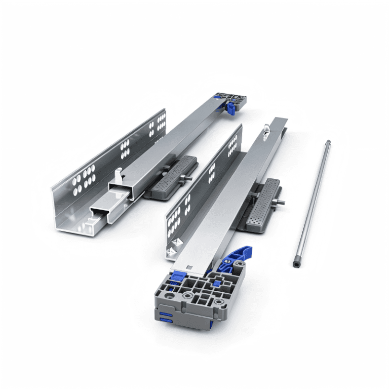 Push-Open Full Extension Undermount Slides