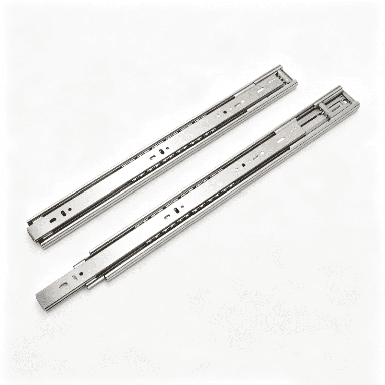 Soft close and push-open ball bearing side